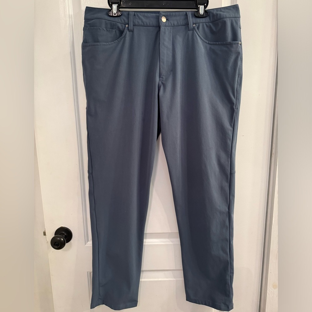 Lululemon ABC Pant Classic Warpstreme *32" Iron Blue 36x32 Athletic Performance